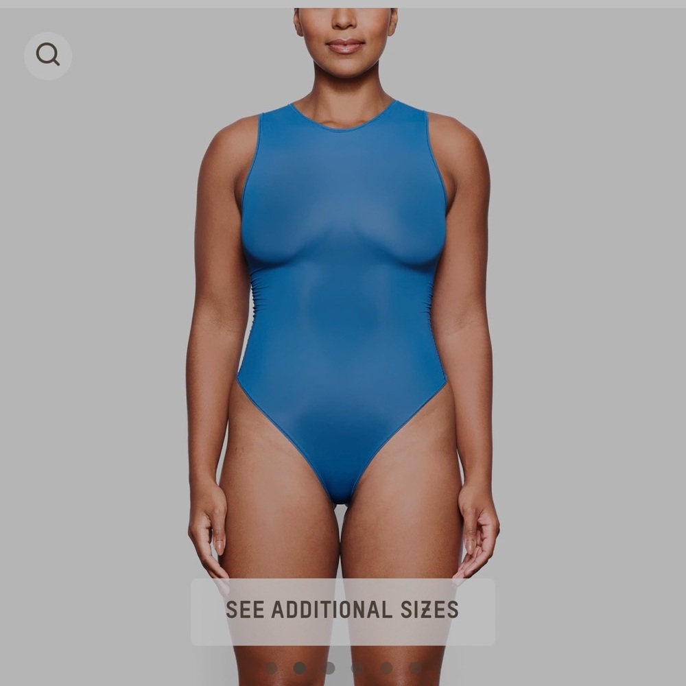 SKIMS Blue Bodysuit